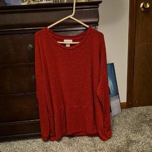 Liz Claiborne Red Women's Top